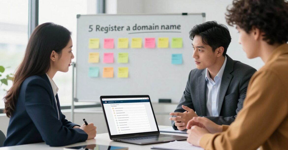 How to Register a Domain Name in 5 Easy Steps